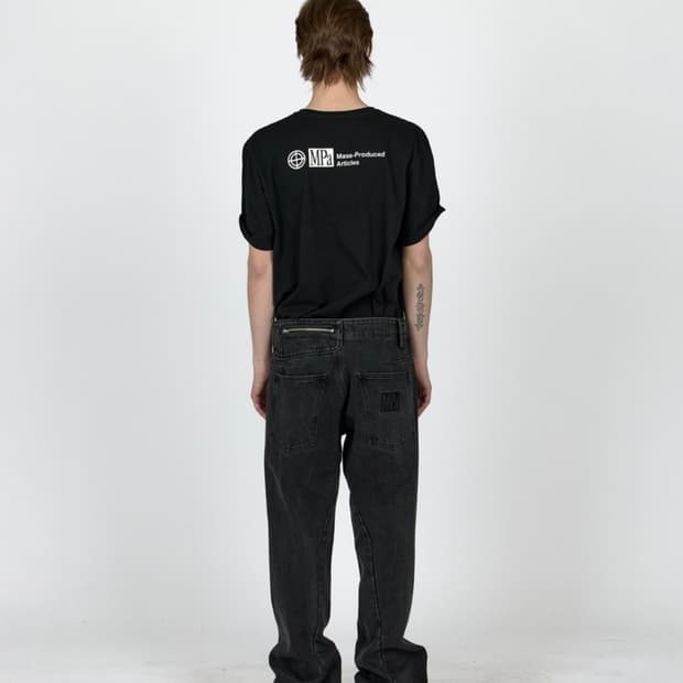 (S)플라스틱프로덕트 드리프트 데님팬츠