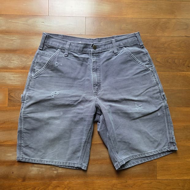 빈티지 칼하트 싱글니 카펜터 쇼츠 [33] gray