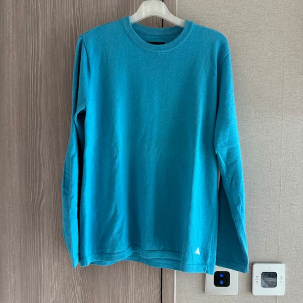 [Burton] 버튼 울 니트_에메랄드 블루 (L)