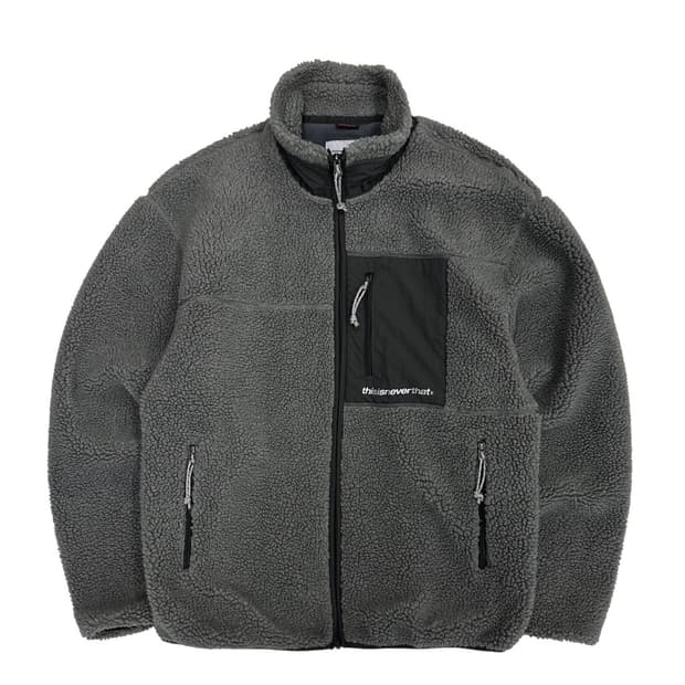 디스이즈네버댓 후리스 차콜 (XL~2XL)