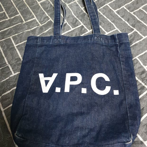 아페쎄 A.P.C 데님 에코백 인디고