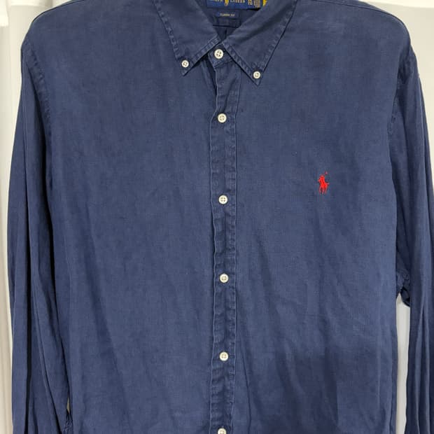 폴로 랄프로렌 린넨 셔츠 클래식핏 xxl