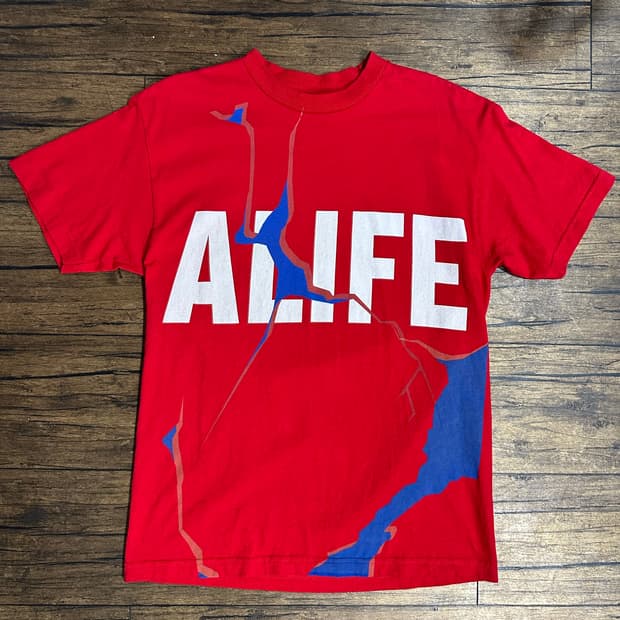 알라이프 ALIFE 빅로고 그래픽 반팔 티셔츠 M USA