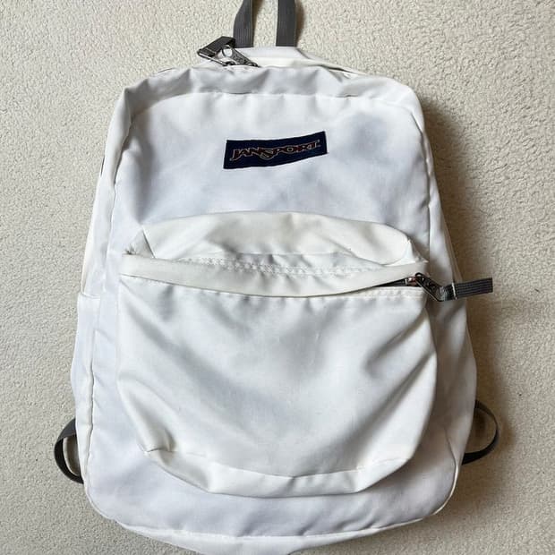 잔스포츠 17AW 슈퍼브레이크 화이트 백팩 Q1251