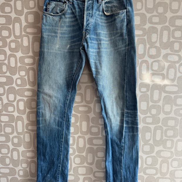 Levi's 리바이스 빈티지 정품 501 LVC 셀비지 데님 청바지