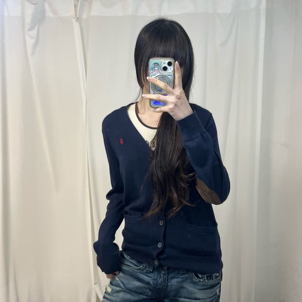 Polo Ralph Lauren navy cardigan