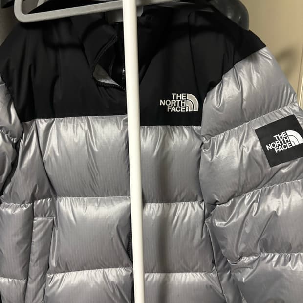 노스페이스 화이트라벨 노벨티 눕시 다운 자켓 헤더 그레이