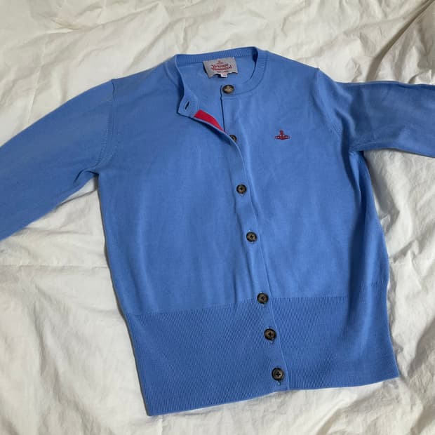 비비안웨스트우드 레드라벨 가디건 38