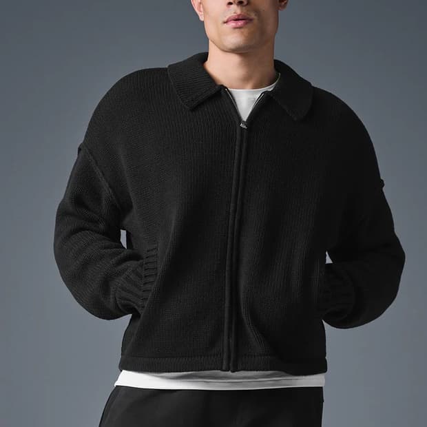 알로 헤리티지 풀 집 스웨터