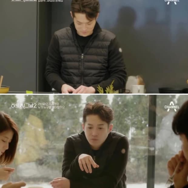 몽클레어 정품 김현우 니트패딩