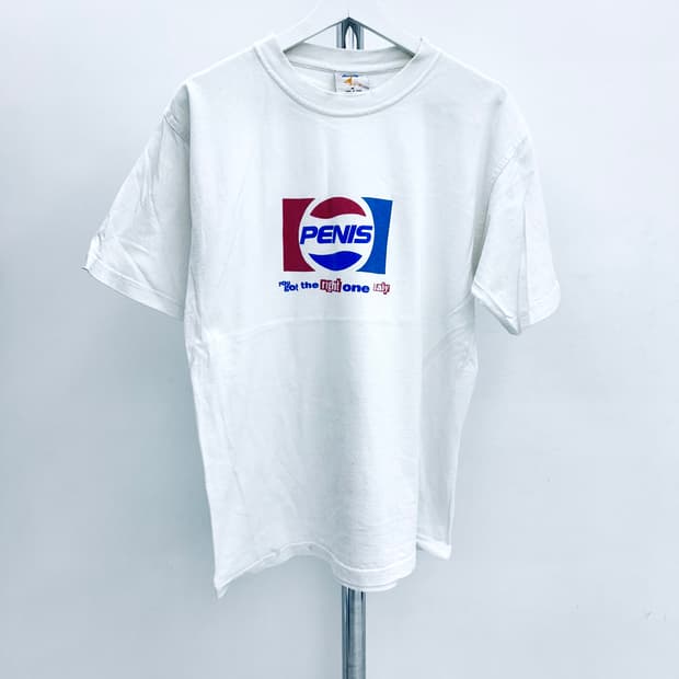 00s 빈티지 펩시 패러디 티셔츠
