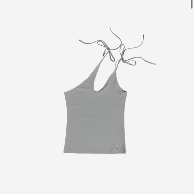 embroidery string sleeveless Layered Top