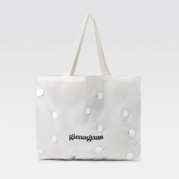 gimaguas 화이트 에코백