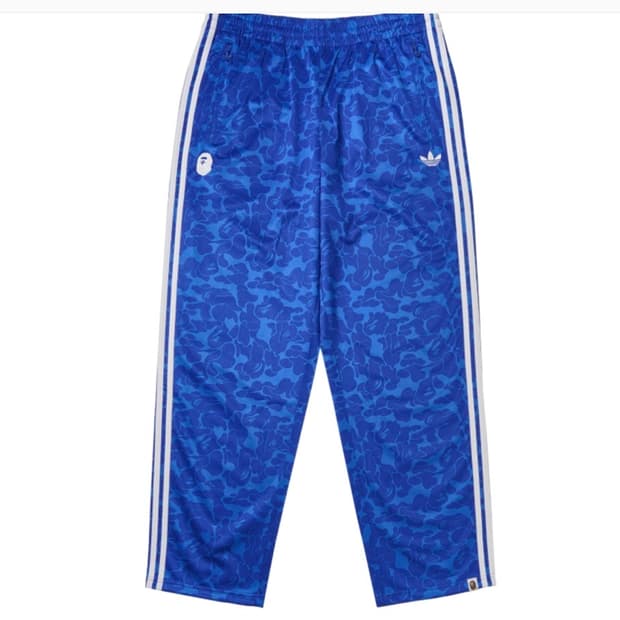 베이프 아디다스 파이어버드 트랙팬츠 블루 L