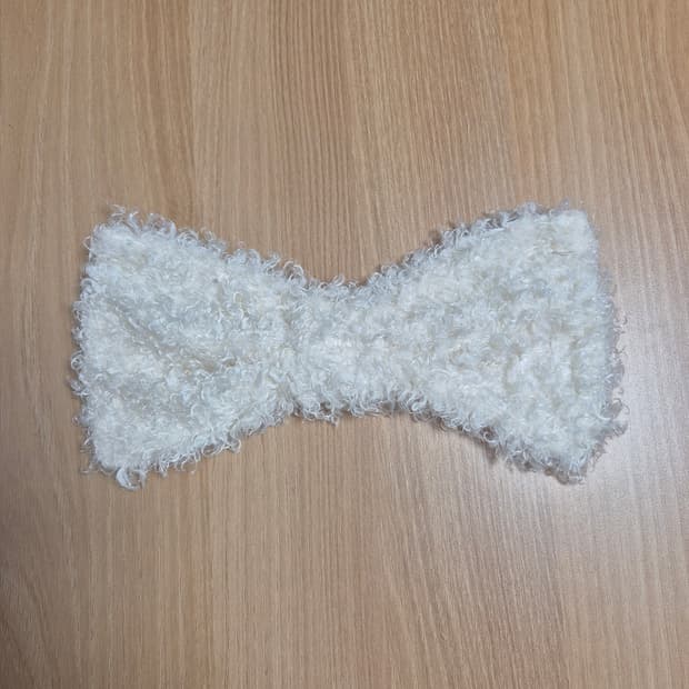 리즈리사 BIG 리본 아이보리칼라