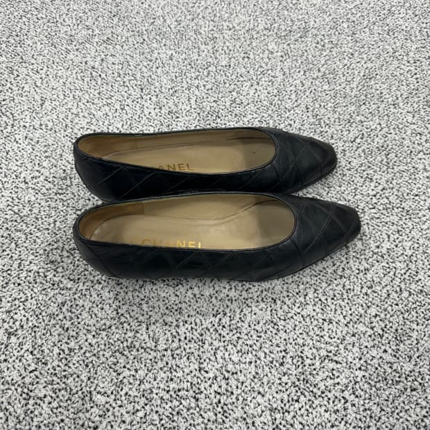 샤넬 빈티지 퀼팅 로퍼