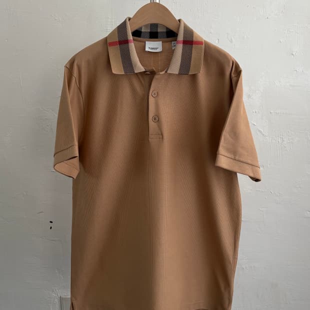 버버리 신형 노바체크 카라 카라티