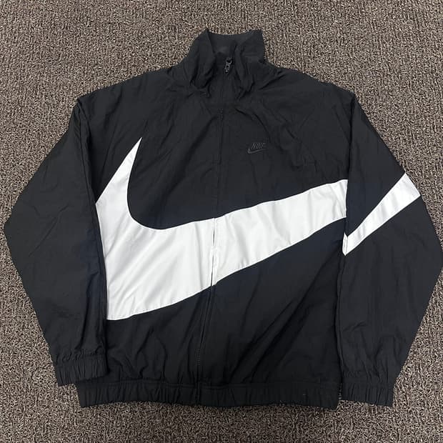 NIKE 나이키 빅스우시 오븐 바람막이 자켓 블랙 M