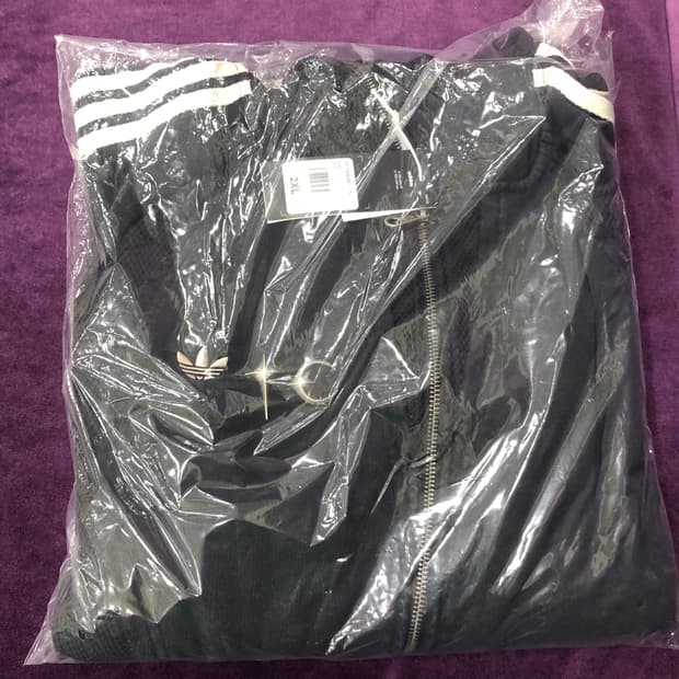 [2XL]아디다스 떠그클럽 스웨트 후드 집업 블랙