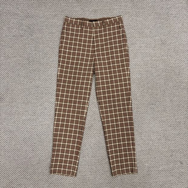 하레 체크 슬랙스 v1101