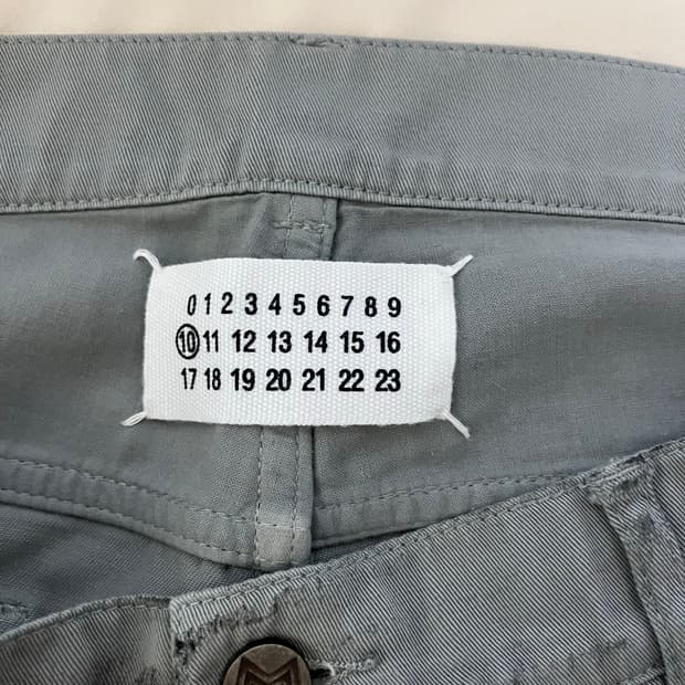 마르지엘라 페인팅 슬림팬츠 48size