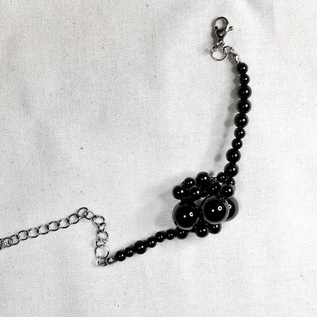 Handmade bracelet (black olive 01 )