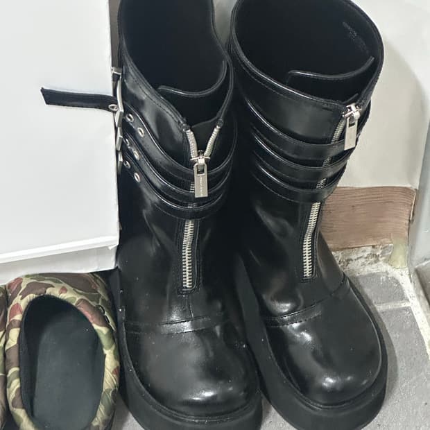 찰스앤키스 한소희 롱부츠