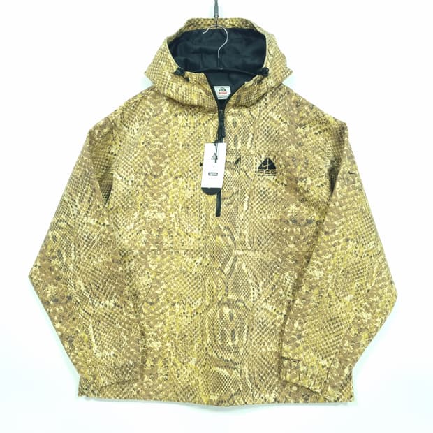 나이키 ACG x 슈프림 데님 풀오버 스네이크 스킨 KC 레이블