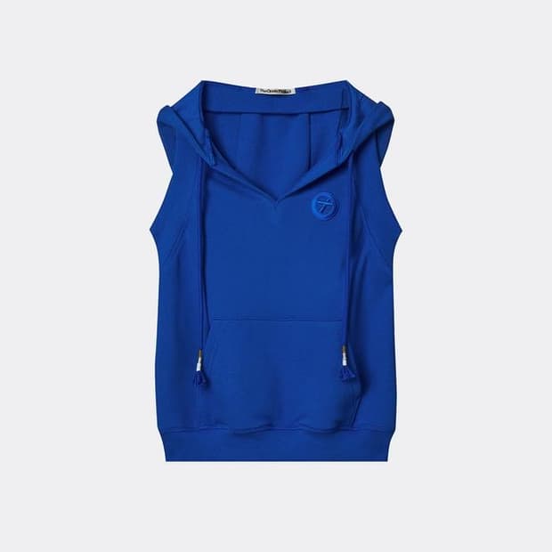 더오픈프로덕트 오픈Yy POCKET HOODED SLEEVELESS