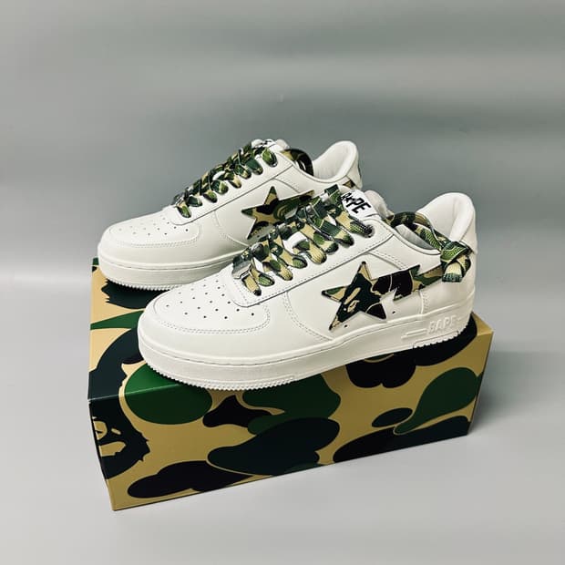 BAPE 베이프 스타 로우 크림치즈 / 카모 (28cm / US 10)