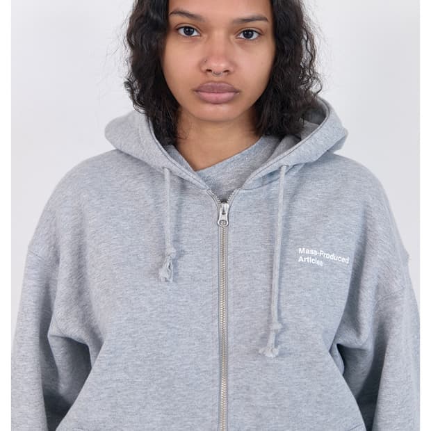 플라스틱 프로덕트 후드집업 그레이 S