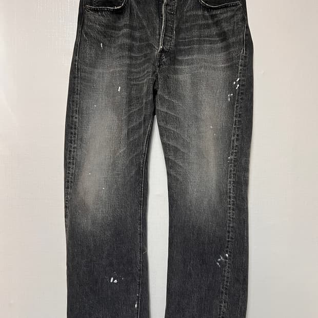 풀카운트 0105 다트포드 블랙 36(34-35) / 흑청 bk wh