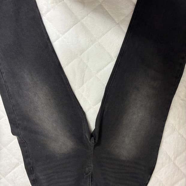 딥 워싱 와이드 데님 팬츠