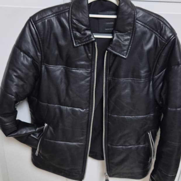 All saints cobb leather puffer 점퍼