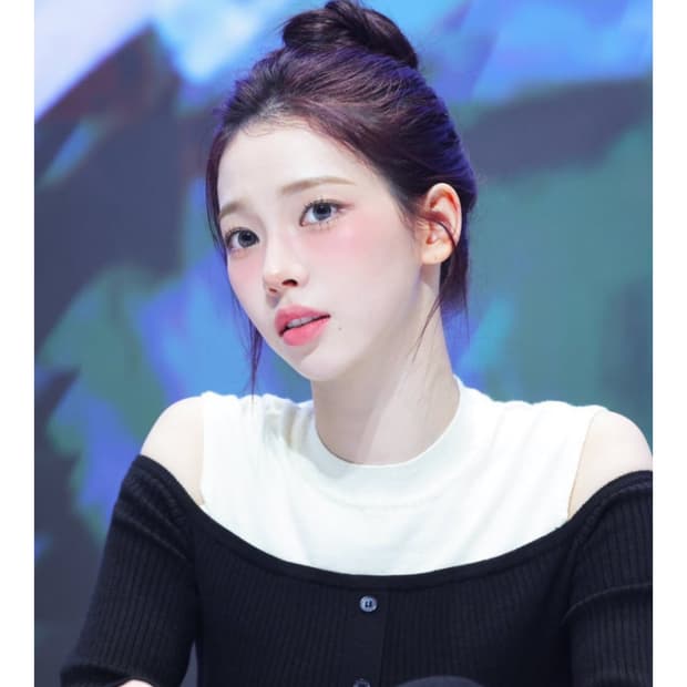 레이브Shoulder Cut-out Knit BLACK 카리나 오프숄더