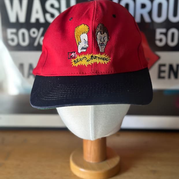 90s Beavis and Butthead 빈티지 비비스앤벗헤드 모자