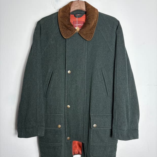 Missoni 미쏘니 코듀로이 카라 코트