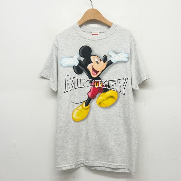 90s 미키마우스 티셔츠 (made in usa)