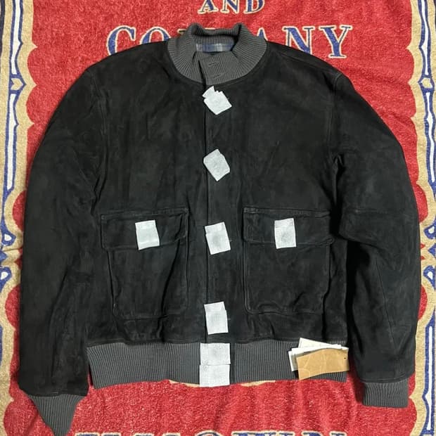 더블알엘 (RRL) 스웨이드 보머자켓 사슴가죽