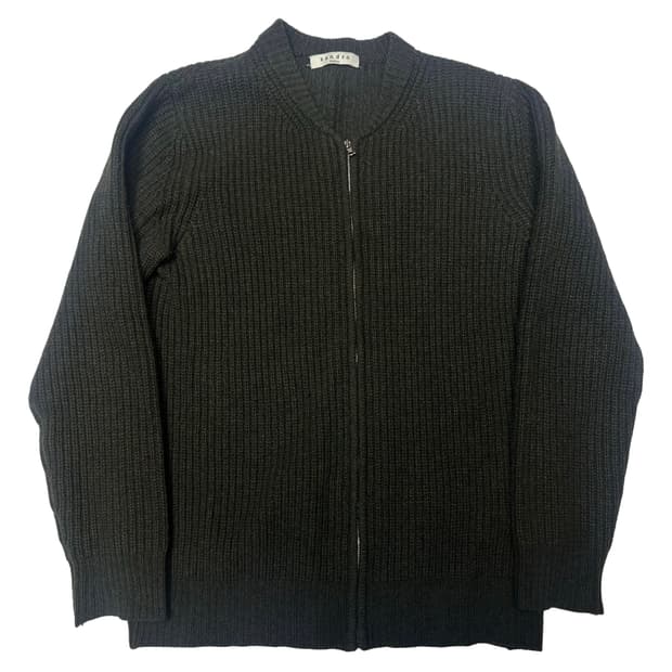 산드로 카키니트집업 S