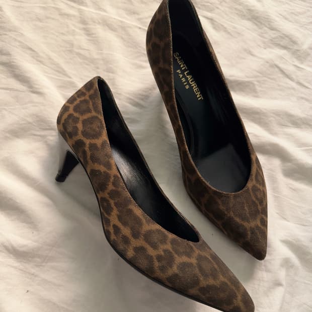 생로랑 by 에디슬리먼 레오파드 키튼힐