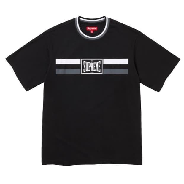 (M)슈프림 24SS 웜업 스트라이프 S/S Top