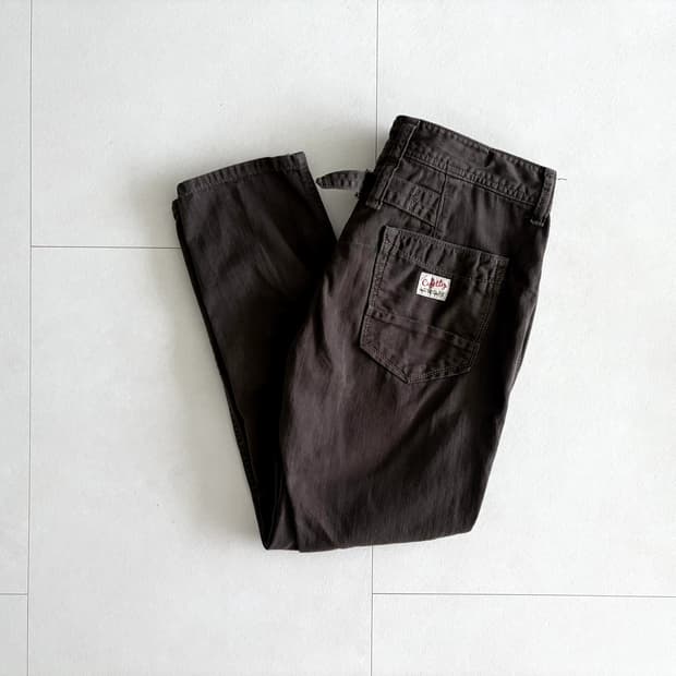 vintage patch pocket pants