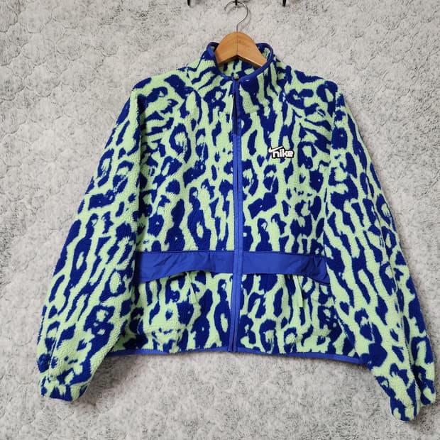 H64 [XL]나이키 우먼스 셰르파 뽀글이 크롭 자켓