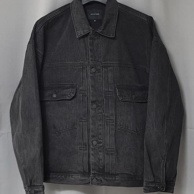 멜란지 마스터 오버핏 타입2 트러커 자켓 XL