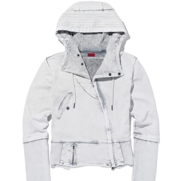 미스치프 ASYMMETRIC HOODIE ZIP-UP