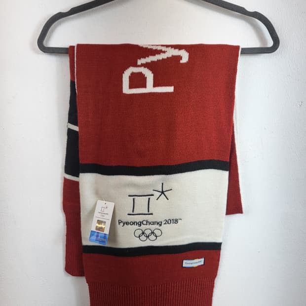 노스페이스 평창동계올림픽 2018 공식머플러 새제품