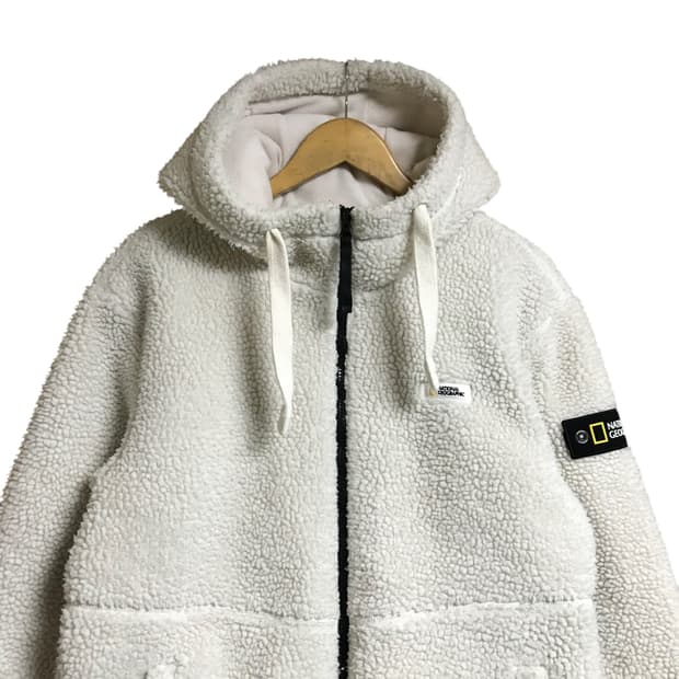 내셔널지오그래픽 후리스 후드집업