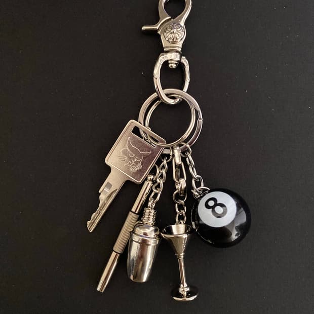 빈티지 감성 바 키링