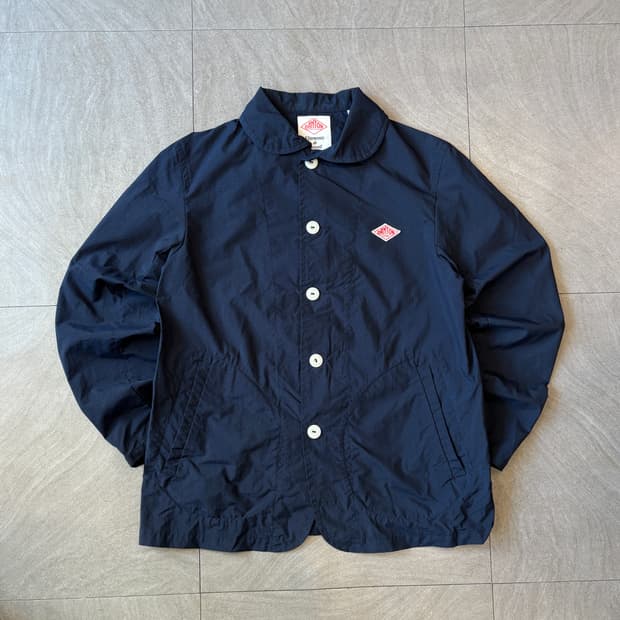 단톤 x 빔즈 네이비 나일론 자켓 